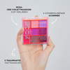 Palette mit 9 Lidschatten Neon Pink
