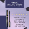 Mascara mit einer dünnen Bürste