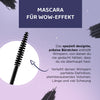Mascara mit einer dünnen Bürste
