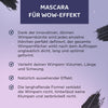 Mascara mit einer dünnen Bürste