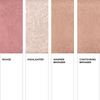 Gebackene multifunktionale Konturpalette 4-in-1